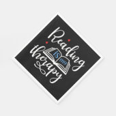 Literatur ist Lernen Serviette (Ecke)