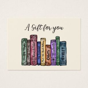 Literaturbuch-Geschenkgutschrift Bibliophile