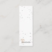 Literaturbücher und Lesezeichen Telefonnummerkarte (Rückseite)