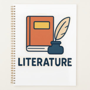 Literaturfachaufkleber - Buch und Qualität Planer
