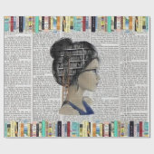 Literaturgeschenk für Mädchen Geschenkpapier (Flach)