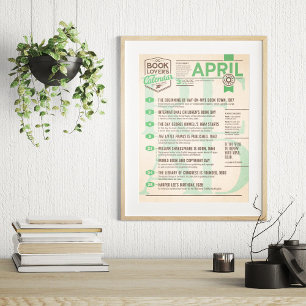 Literaturkalender April Poster