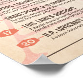 Literaturkalender August Poster (Ecke)