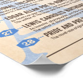 Literaturkalender Januar Poster (Ecke)