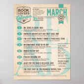 Literaturkalender März Poster (Vorne)