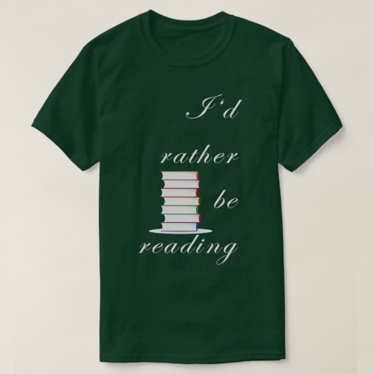 Literaturleser-Geschenkidee für Bücher lesen T-Shirt (Design vorne)