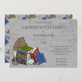 Literaturmörderin Mystery Dinner Party Einladung