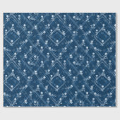 Literaturskelette Buch Reading Halloween Skulls Geschenkpapier (Flach)