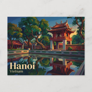 Literaturtempel Vietnam Postkarte