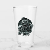 Literglas des individuellen Namens DEADMONTON Glas (Vorderseite)