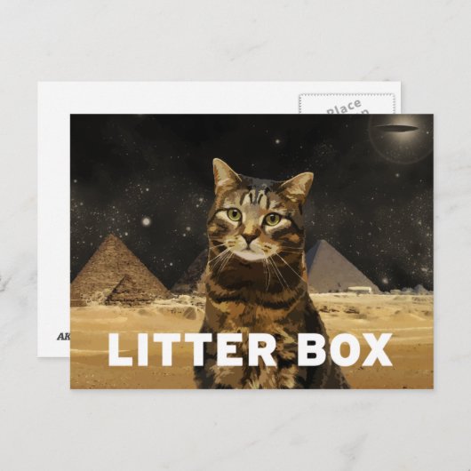 Literkasten Postkarte (Vorne/Hinten)