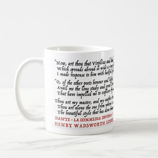 LitGeek Dante Longfellow - Tasse (Links)