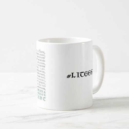 Litgeek-Sir Gawain und der grüne Ritter - Tasse (VorderseiteRechts)