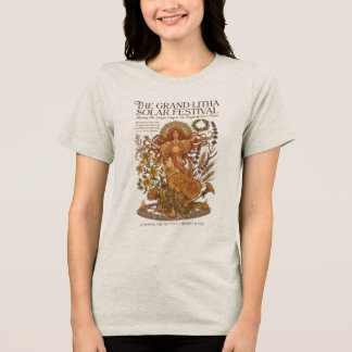 Litha Solar Festival Bohemian Tri-Blend Shirt