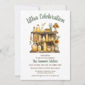 Litha Summer Solstice Apothekary Shelf Einladung (Vorderseite)