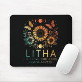 Litha Summer Solstice Mittelsommerrad des Jahres Mousepad (Mit Mouse)