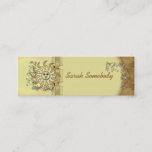 Litha Sun dünnes Profil oder Visitenkarte (Vorderseite)