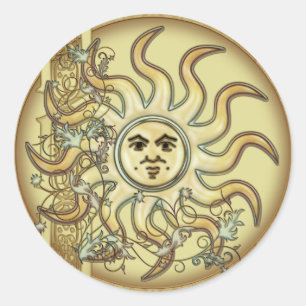 Litha Sun keltic Style Design Sticker
