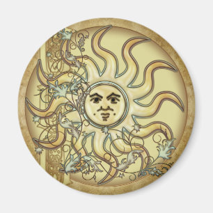 Litha Sun keltic Style Designmagnete Magnet