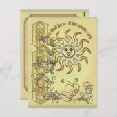 Litha Sun Postcard Postkarte (Vorne/Hinten)
