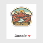 Lithia Springs, Georgien Aufkleber (Blatt)