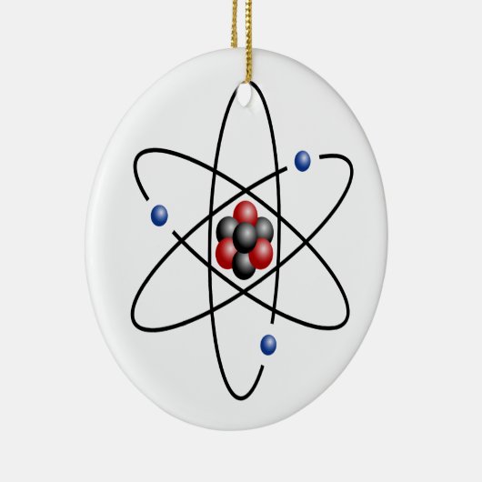Lithium-Atom-chemisches Element Li Atomnummer 3 Keramik Ornament (Rechts)