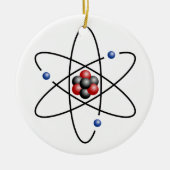 Lithium-Atom-chemisches Element Li Atomnummer 3 Keramik Ornament (Vorne)