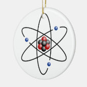 Lithium-Atom-chemisches Element Li Atomnummer 3 Keramik Ornament (Links)