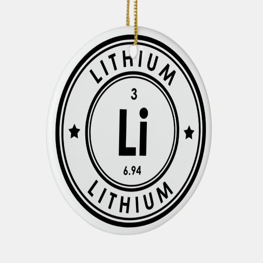 Lithium-Element-Keramik Keramik Ornament (Rechts)