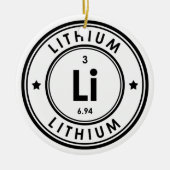 Lithium-Element-Keramik Keramik Ornament (Vorne)