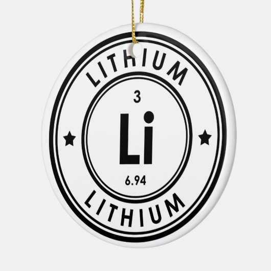 Lithium-Element-Keramik Keramik Ornament (Links)