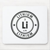 Lithium-Element-Maus-Pad Mousepad (Vorne)