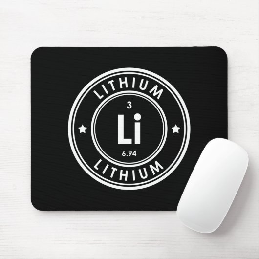 Lithium-Element-Schwarzes Mouse-Pad Mousepad (Mit Mouse)