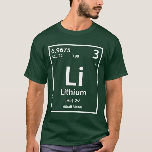 Lithium-Element-T - Shirt (Vorderseite)