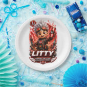 Lithium GEBURTSTAGSFEIER Pappteller (Party)