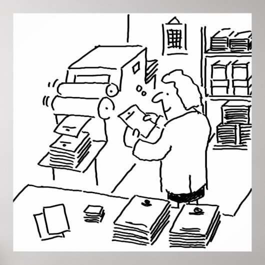 Litho Printer Printworks Poster (Vorne)