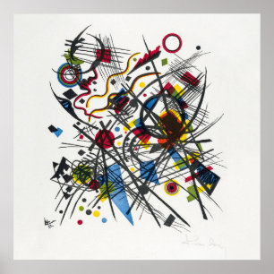 Lithografie für Vierte Bauhausmappe von Kandinsky Poster