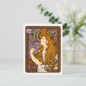 Lithograph Alphonse Mucha für Stellenwerbung Postkarte (Stehend Vorderseite)