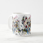 Lithograph for Vierte Bauhausmappe by Kandinsky Kaffeetasse (Vorderseite Links)