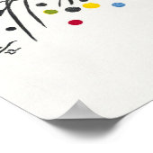 Lithographie fur die Vierte Bauhausmappe (1922) Poster (Ecke)