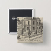 Lithographie von Waldflächen Button (Vorne & Hinten)