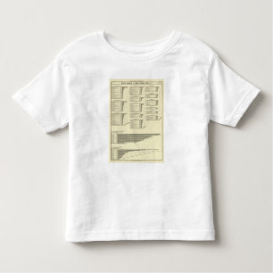 lithographiertes Diagramm stellt in den Städten Kleinkind T-shirt