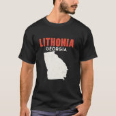 Lithonia Georgia USA Staat Amerika Reisen Georgien T-Shirt (Vorderseite)