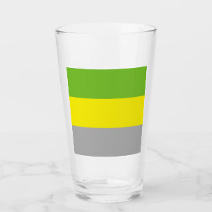 Lithromantische Pride-Flagge Glas