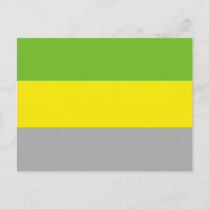 Lithromantische Pride-Flagge Postkarte