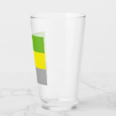 Lithromantische Stolperflagge Glas (Links)