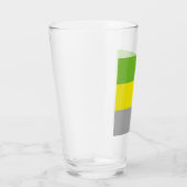 Lithromantische Stolperflagge Glas (Rechts)