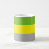Lithromantische Stolperflagge Kaffeetasse (Mittel)