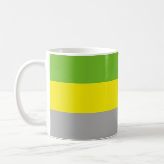 Lithromantische Stolperflagge Kaffeetasse (Links)