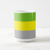 Lithromantische Stolperflagge Kaffeetasse (Mittel)